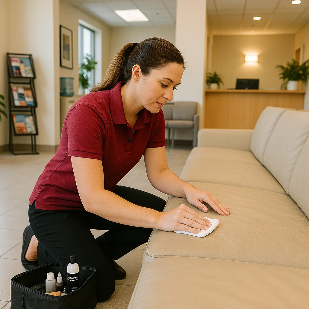 Dental chair upholstery repair