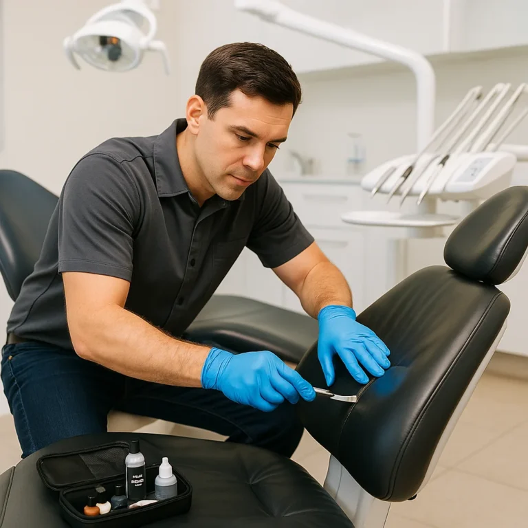 medical leather restoration