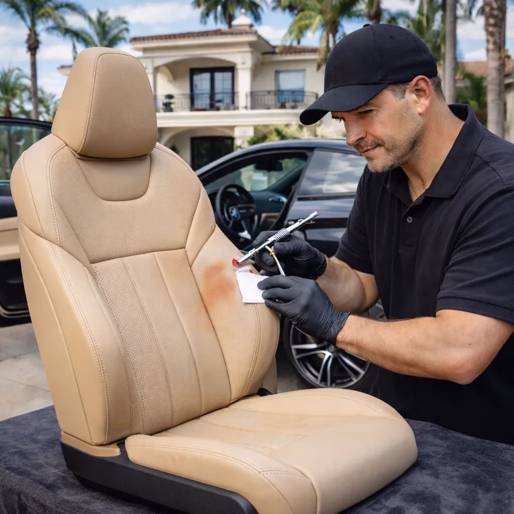 Car seat restoration